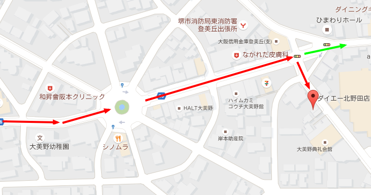 〒599 8126 大阪府堺市東区大美野６−１７ Google マップ